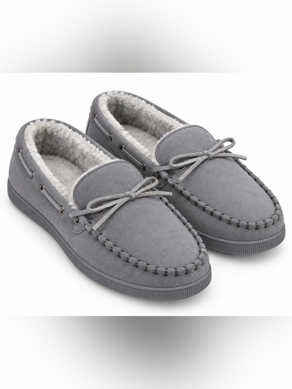 Club Room Men’s Gray Slippers Size Large 10-11